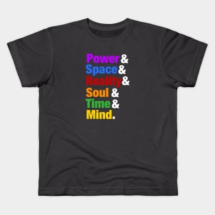 Helvetica Infinity Stones Kids T-Shirt